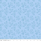 Golden Poppies Tonal Blue Yardage | SKU: C11804 -C11804-BLUE - Justin Fabric!