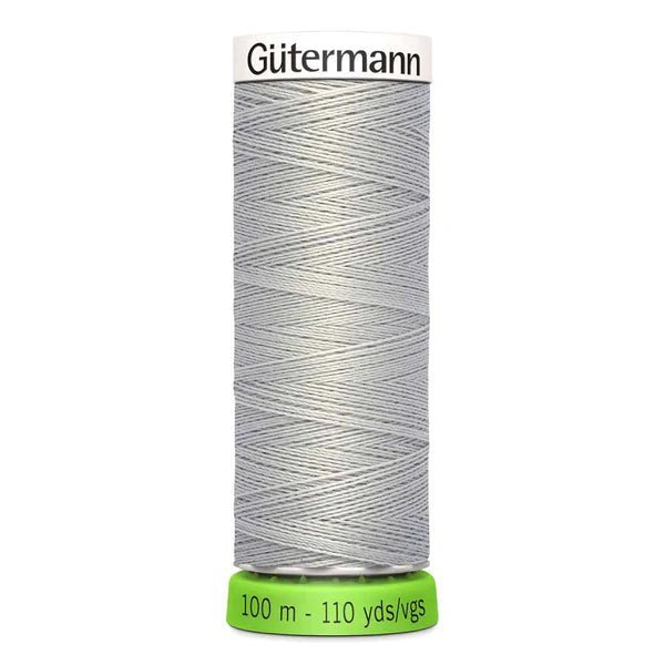 Gütermann 100% Recycled Polyester Thread #38 Mist Grey 100m -799742 - CA02776 - 38 - Justin Fabric!