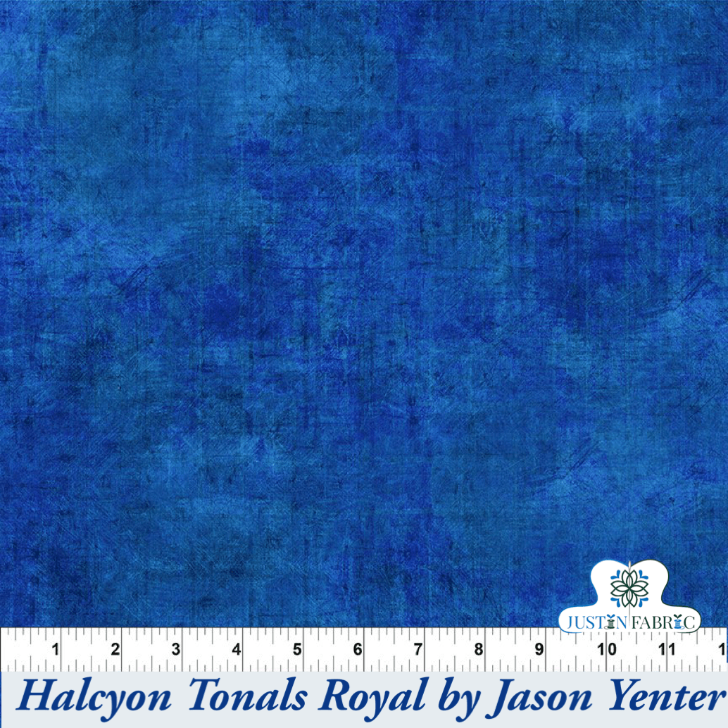 Halcyon Tonals Royal by Jason Yenter for In The Beginning Fabrics -12HN-21 - Justin Fabric!