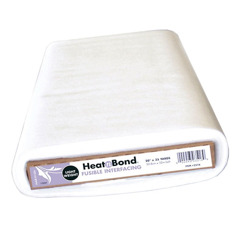 HeatnBond Lite Fusible Interfacing - Iron On 20” wide -HB3516 - Justin Fabric!
