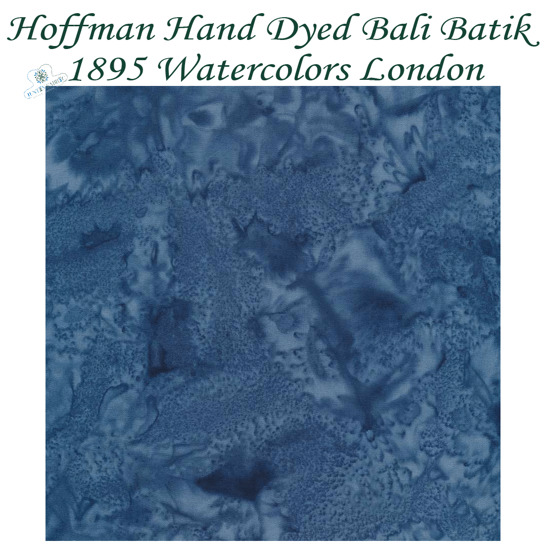 Hoffman Bali Batik 1895 Watercolors London Yardage | SKU: 1895-242 -H-1895-242 - Justin Fabric!