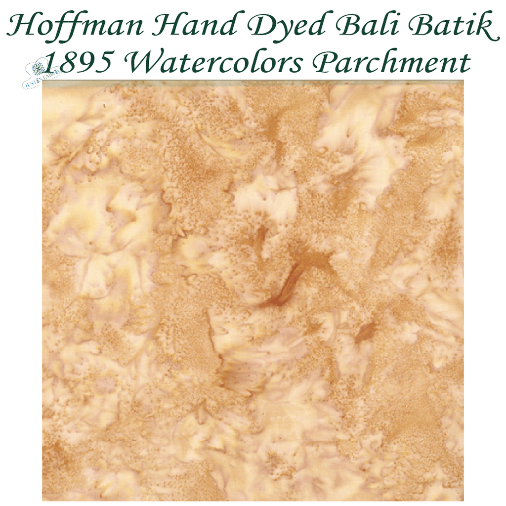 Hoffman Bali Batik 1895 Watercolors Parchment #1895-134 -H-1895-134-FQ - Justin Fabric!