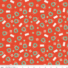Holiday Cheer Wreaths Red by My Mind’s Eye | Riley Blake Designs C13614-RED -C13614-RED - Justin Fabric!