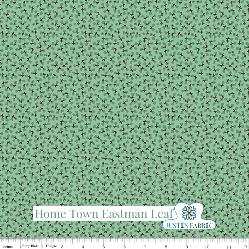 Home Town Eastman Leaf Yardage | SKU: C13584-LEAF - Justin Fabric