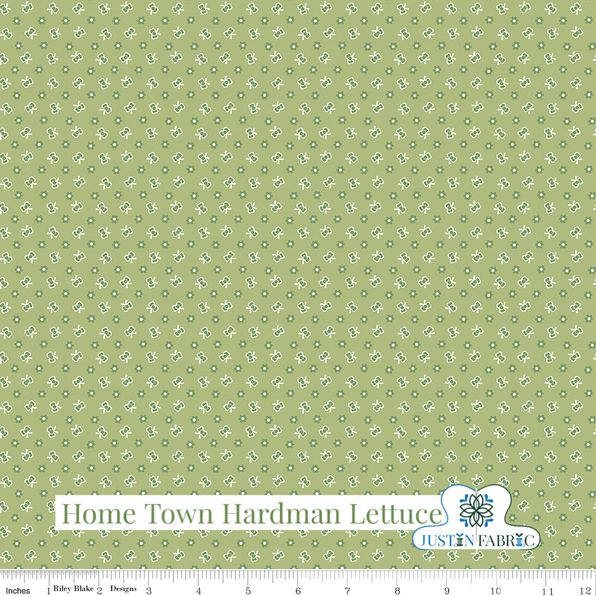 Home Town Hardman Lettuce Yardage | SKU: C13587-LETTUCE -C13587-LETTUCE - Justin Fabric!