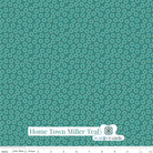 Home Town Miller Teal Yardage | SKU: C13593-TEAL -C13593-TEAL - Justin Fabric!