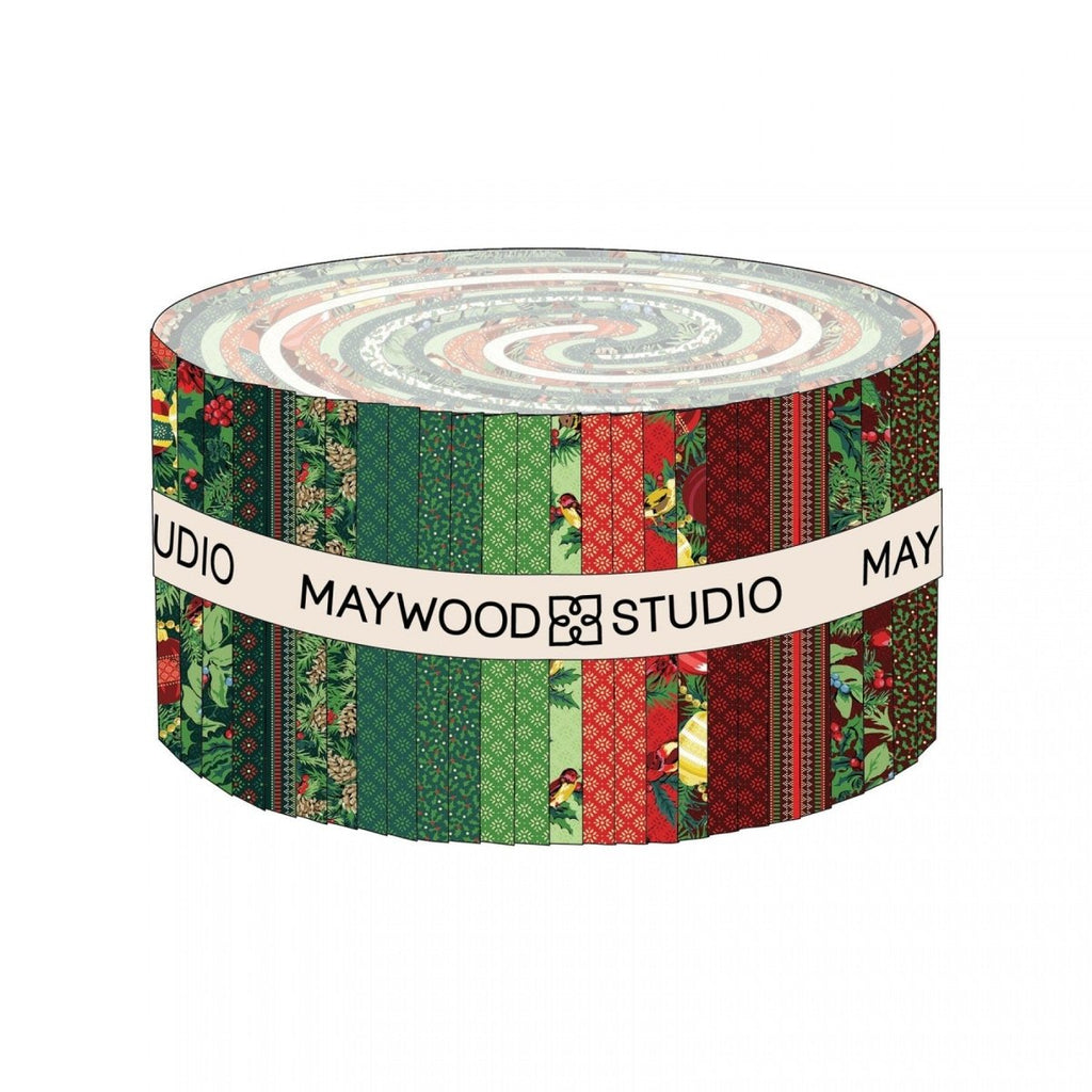 Joyful Jelly Roll 2.5" Strips 40 pieces #ST-MAS-JOY -ST-MAS-JOY - Justin Fabric!