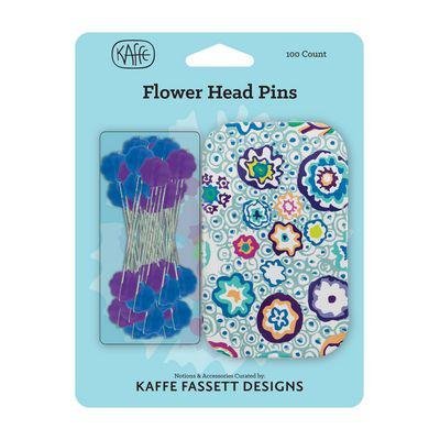 Kaffe Fassett Flower Head Pins 100pcs -KFHP012 - Justin Fabric!