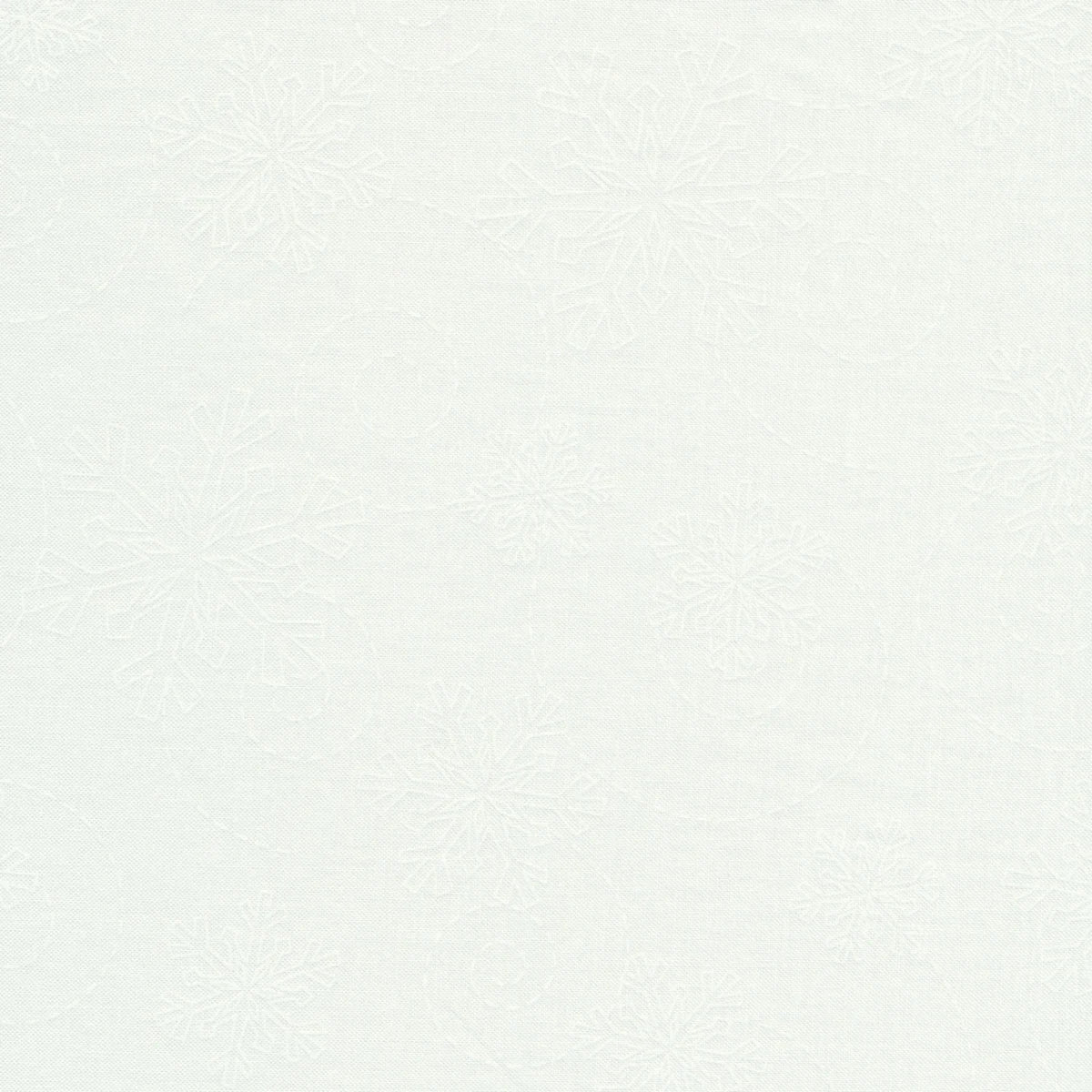 Kimberbell Basics White on White Snowflakes by Kim Christopherson - 8240M-WW -8240M-WW-FQ - Justin Fabric!