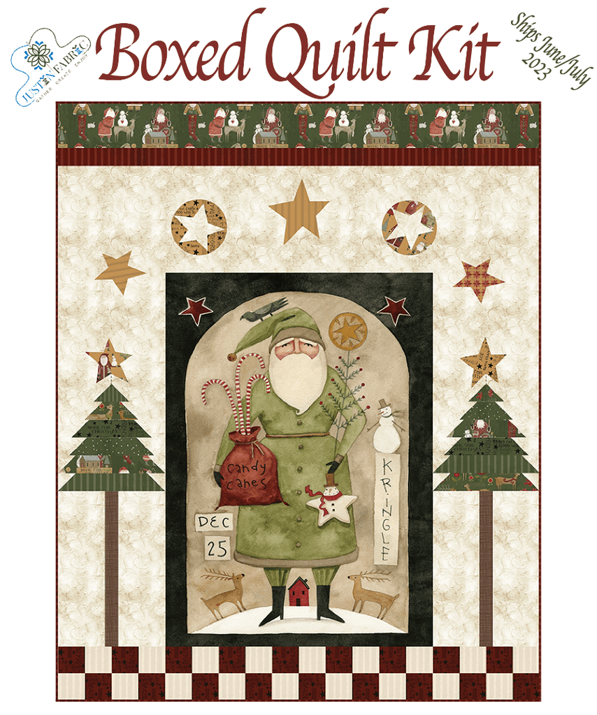 Kris Kringle Panel Quilt Boxed Kit by the RBD Designers | Riley Blake Designs -KT-13440 - Justin Fabric!