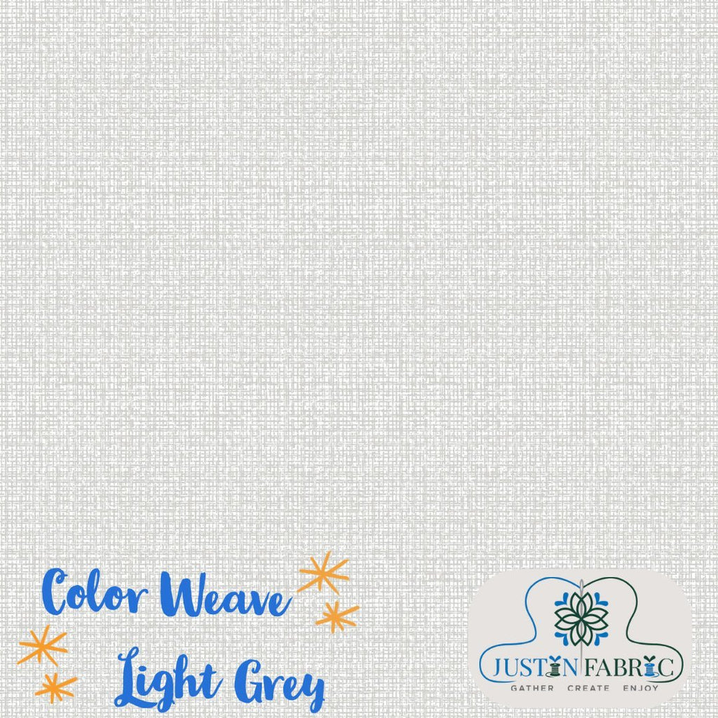 Color Weave Light Gray Yardage | SKU: 6068-08 -6068-08 - Justin Fabric!
