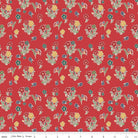 Love You S’more Floral Red Yardage | SKU: C12144-RED -C12144-RED - Justin Fabric!