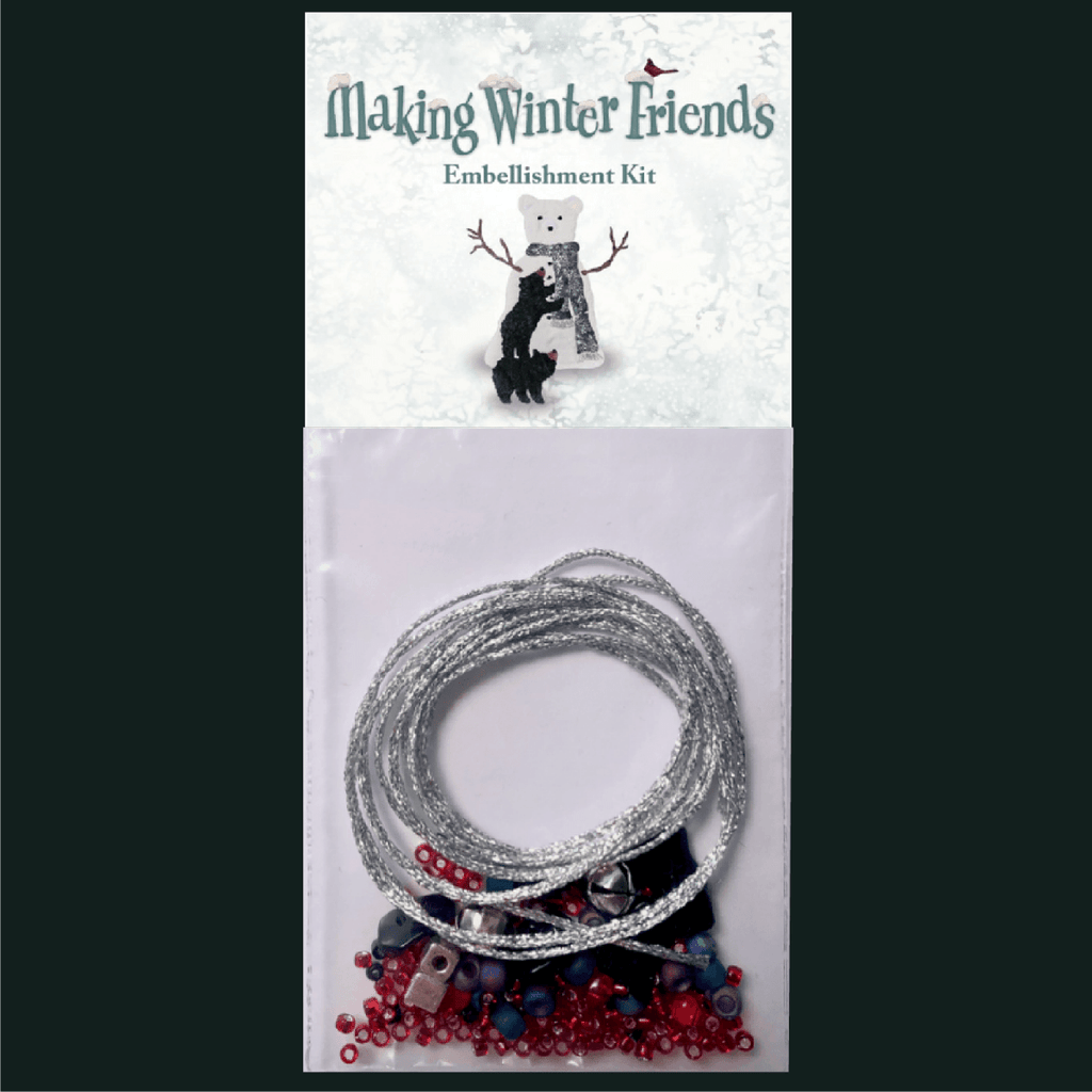 Making Winter Friends Embellishment Kit by McKenna Ryan -MWF12 - Justin Fabric!