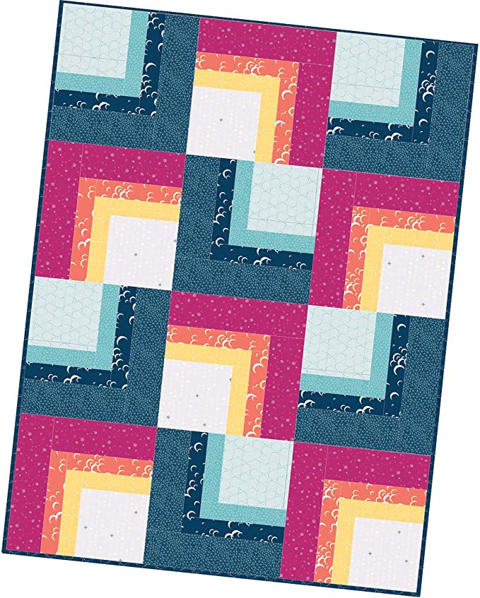 Maywood Studio Moongate Corner Cabin Quilt Pod Kit by Christina Cameli