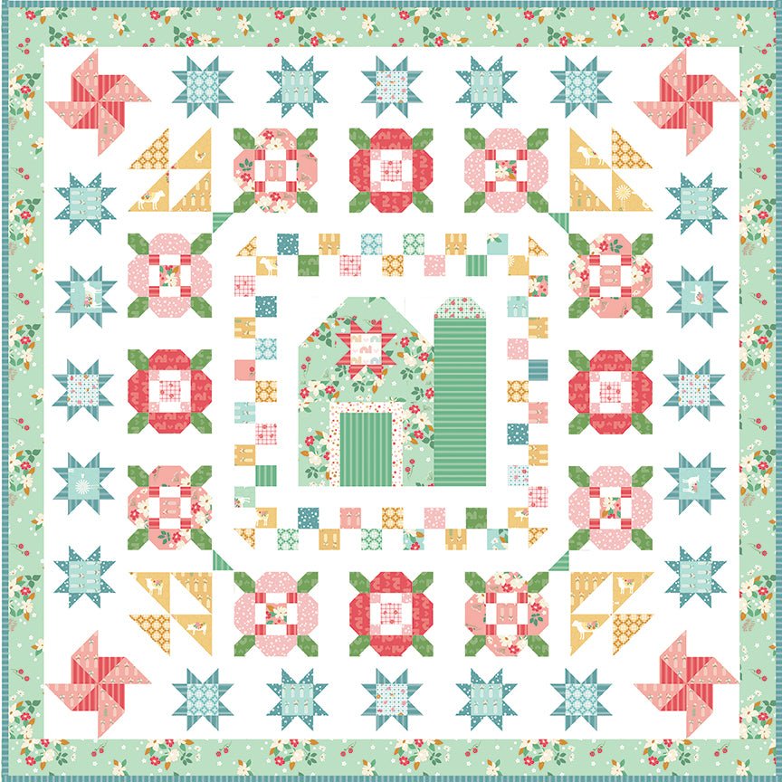 Meadowland Boxed Quilt Kit-Beverly McCullough #KT-13210 -KT-13210 - Justin Fabric!