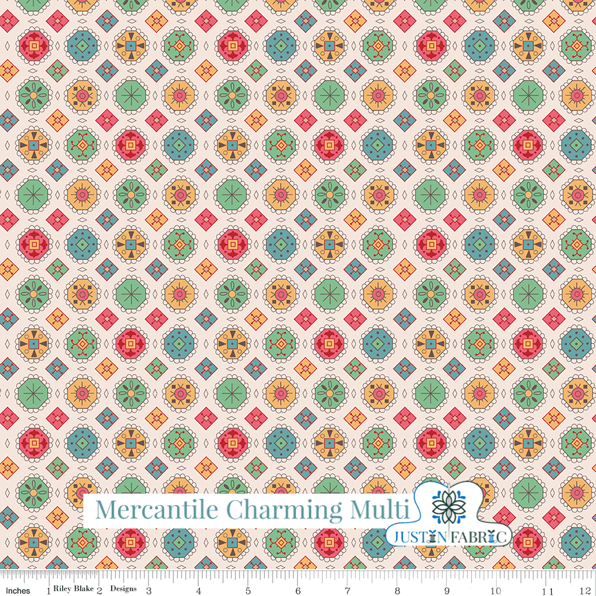 Mercantile Charming Multi by Lori Holt for Riley Blake Designs PREORDER -C14382-MULTI-1 - Justin Fabric!