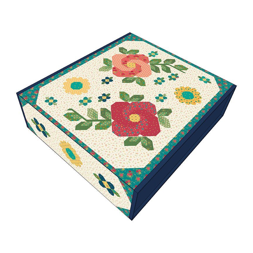 Midnight Rose Garden Quilt Kit Preorder by Heather Peterson | Riley Blake Designs -KT-14120 - Justin Fabric!