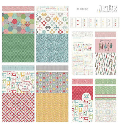 My Happy Place Zippy Bags Home Décor Panel by Lori Holt | Riley Blake Designs