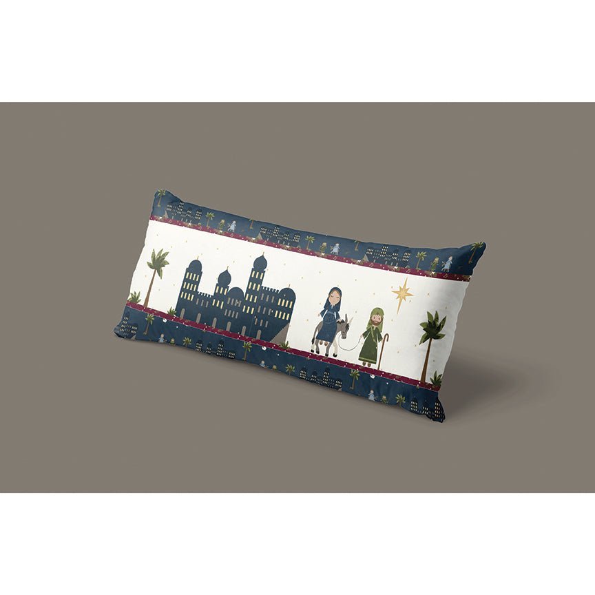 No Room at the Inn Bench Pillow by Jennifer Long | Riley Blake Designs -KT-BPNOROOM-SEW - Justin Fabric!