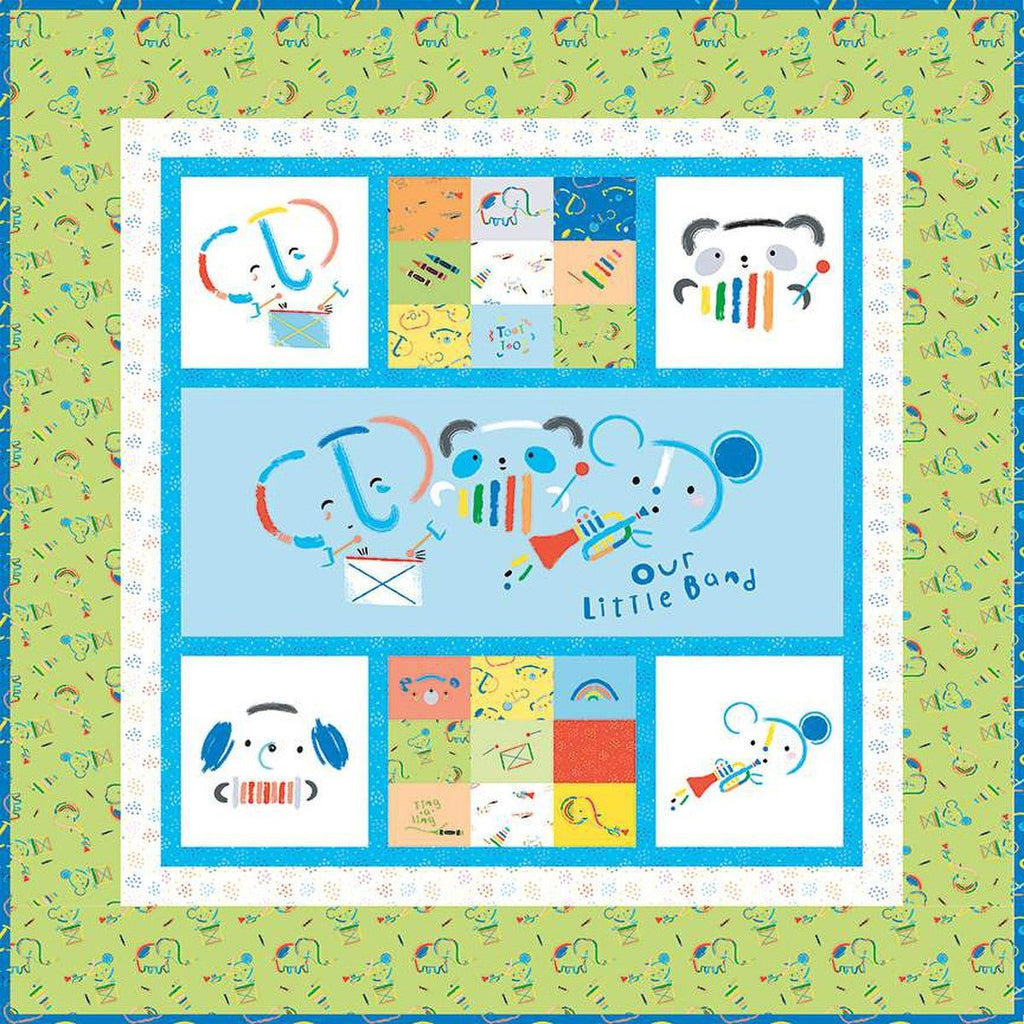 Our Little Band Quilt Boxed Kit by the RBD Designers -KT-13060 - Justin Fabric!