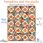 Pumpkins and Haystacks Boxed Quilt Kit by Lori Holt | Riley Blake Designs #KT-14650 Pre-order (April 2024) -KT-14650 - Justin Fabric!