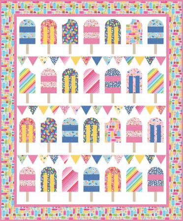 Rainbowfruit Popsicle Parade Quilt Kit # KTB-10890 -KTB-10890 - Justin Fabric!