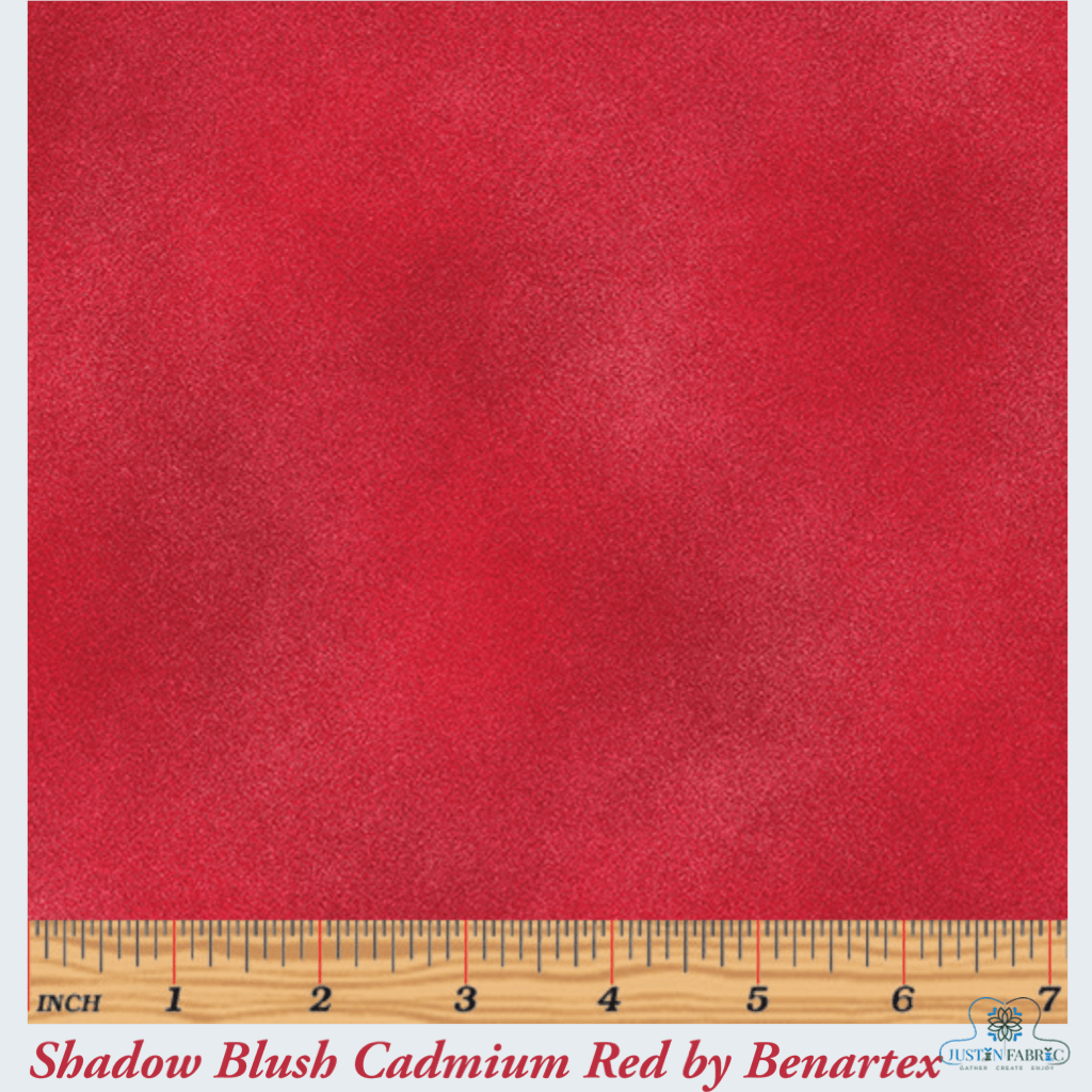 Shadow Blush Cadmium Red Yardage | SKU: 2045-81 -2045-81 - Justin Fabric!