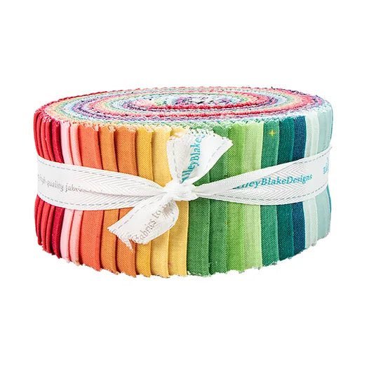 Sparkler 2.5" Jelly Roll 40 pcs-Riley Blake #RP-650-40 -RP-650-40 - Justin Fabric!