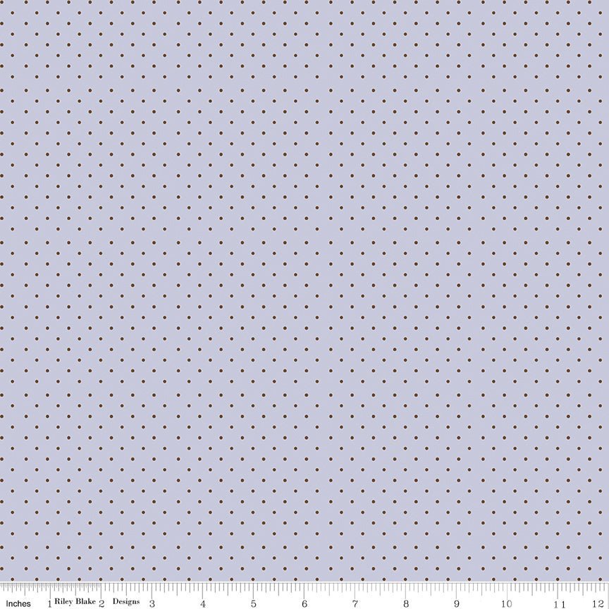 Springtime Dots Lilac Yardage | SKU: C12816-LILAC -C12816-LILAC - Justin Fabric!