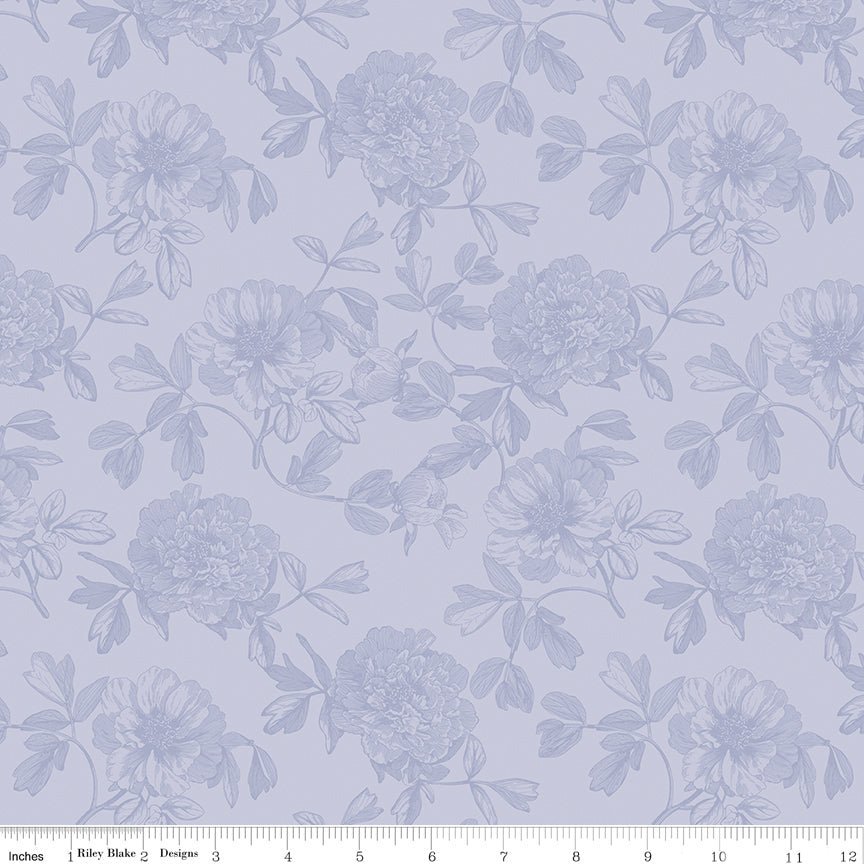 Springtime Tonal Lilac Yardage | SKU: C12814-LILAC -C12814-LILAC - Justin Fabric!