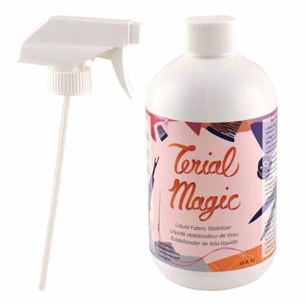 Terial Magic, Stabilizing Fabric Spray, 16oz Details -TA11004 - Justin Fabric!
