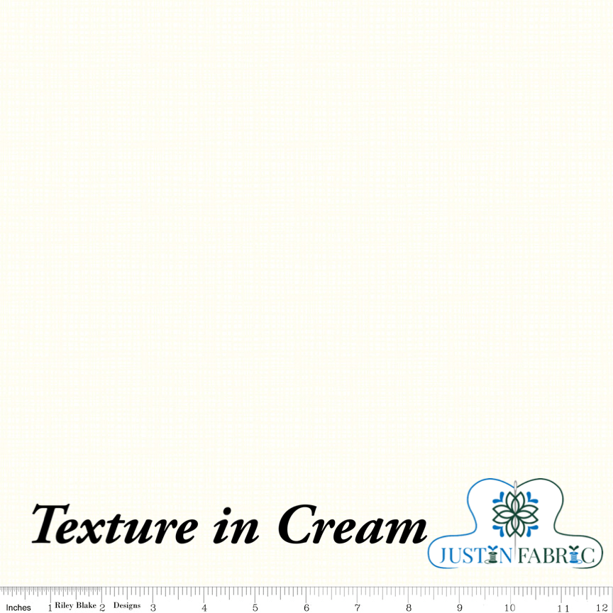 Texture in Cream Basic Yardage | SKU: C610-CREAM -C610-CREAM - Justin Fabric!