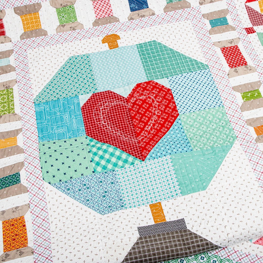 Lori Holt - Her Book in Review - Pink Heart Quilting + Embroidery