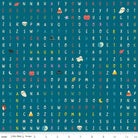 Tiny Treaters Spooky Search - Jill Howarth | Riley Blake Designs #C14084 -C10484-TEAL - Justin Fabric!