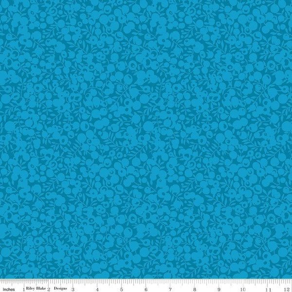 Wiltshire Shadow Turquoise Yardage by Liberty Fabrics London | SKU: 01666545A -01666545A - Justin Fabric!